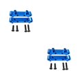 thumbnail image 4 of maskred Metal Front Rear Gear Box Mount For 1/18 Hobbico Dromida Speed With Durable Metal Front Rear Gear Box Mount For 1/18 dark blue 2Set, 4 of 6