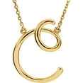 thumbnail image 1 of Precious Stars Collier Unisexe en Argent Sterling avec Police à Inscription et Initiale D, 1 of 2