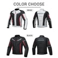thumbnail image 2 of HEROBIKER chaqueta impermeable para motocicleta, chaqueta de carreras para hombre, pantalones de motocicleta usables, chaqueta de Moto con protección EVA, 2 of 5