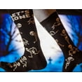 thumbnail image 6 of Women's Let's Bone Socks Funny Halloween Party Skeleton Graphic Novelty Vintage Footwear, 6 of 8