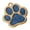 blue, variant on Pet Safety Charm for Collar Blingbling Glittering For Dogs Cats Alloy Pendant with Glittering Multicolored