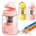 thumbnail image 1 of Pencil Sharpeners Colored Pencil Sharpener For Kids Auto Stop Rechargeable Pencil Sharpener For Battery Powered Cute No.2/Colored Pencils (6 8mm) Classroom//Home, 1 of 9