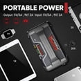thumbnail image 6 of LOKITHOR JA300 1500A Car Jump Starter with Air Compressor for 7.0L Gas/4.5L Diesel, 150PSI Tire Inflation, 12000mAh Power Bank, LED, 12V Jump Box, 6 of 11