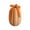 Saffron, variant on Fall Pumpkin Decor, Fall Decorations For Home, Pumpkin Decor, Wicker Pumpkins Line, Rustic Harvest Collection, Resin Rattanesque Craft With Plaid Accent, For Fall Home Decor Indoor, 1 Count, Brown