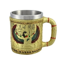 Egyptian Winged Isis Golden Coffee Mug 12 oz.