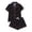 A29 Red, variant on FASHOFT Cute Pajamas for Women Set 2 Piece Button Down Cherry Print Pjs Shorts Sets with Drawstring Short Sleeve Loungewear Soft Sleepwear Black L