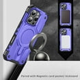 thumbnail image 5 of for iPhone 16e Rugged Grip Phone Case,Compatible with MagSafe,Magnetic Case For iPhone 16e, Military-Grade Protection Anti-Scratch Anti-Slip Shockproof Cover,Purple, 5 of 7