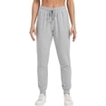 thumbnail image 2 of Youmylove Summer Jogger Pants Women's Cotton Sports Training Trousers Yoga Pants Women High Waist Casual Pants Slim Fit Sweatpants Jogger With Pockets Comfy Running Casual Sweatpants, 2 of 5
