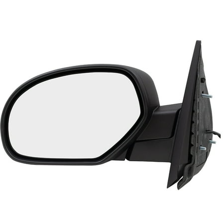 Gmc Sierra Side Mirror BROCK Power Side View Mirror Heated Driver Replacement for 07-13 Chevrolet Avalanche Silverado GMC Sierra Pickup Truck 20843116 GM1320325 ()
