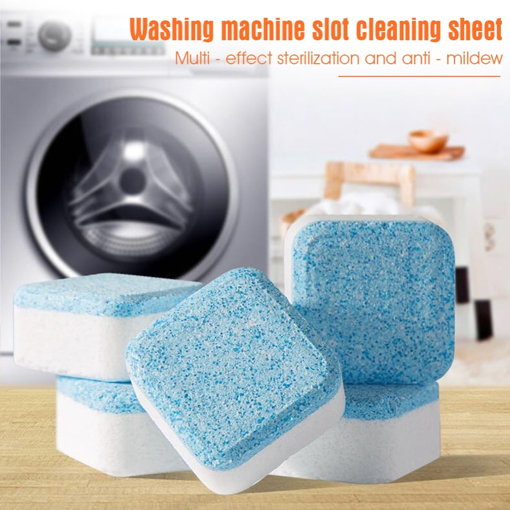 10Pcs Washing Machine Cleaning Effervescent Tablets Washer Cleaner Deep Descaler 