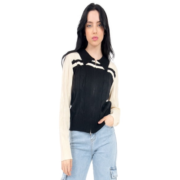 Suéter Quarry Regular Fit con Cierre para Mujer