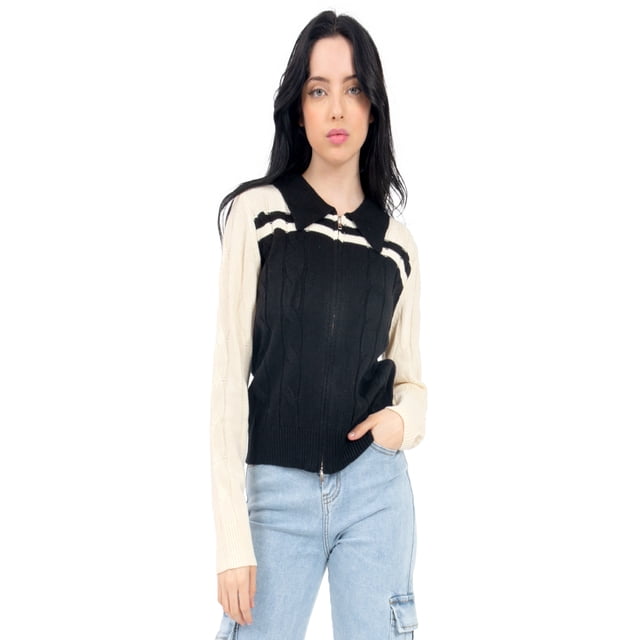 Suéter Quarry Regular Fit con Cierre para Mujer