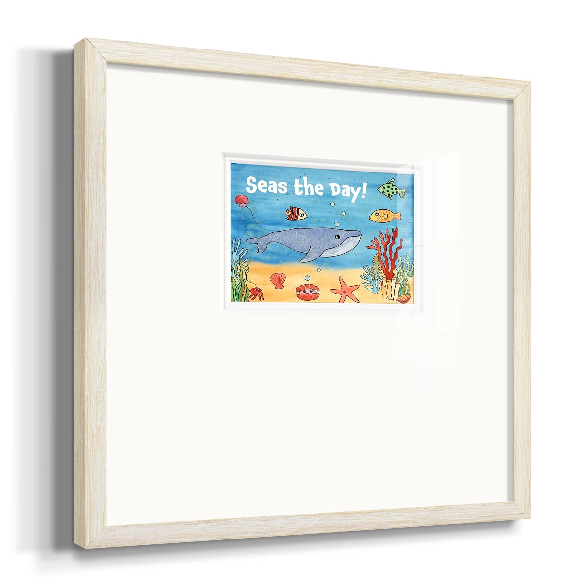 Cute Sea Creatures IIPremium Framed Print