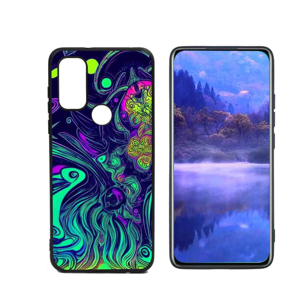 Compatible with Motorola Moto G Pure Phone Case, Psychedelic-Trippy ...