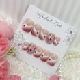 thumbnail image 2 of Uñas postizas cortas cuadradas GUAACCB de Press on Nails para San Valentín, 2 of 7