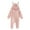 O-Pink, variant on Rhuody Boys Easter Romper Long Sleeve Crewneck Baby Boys And Girls Baby Jumpsuit Bunny Style Zipper Hooded Climbing Comfortable Playsuit Khaki 0-3 Months