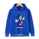 thumbnail image 2 of Sudadera con capucha de Sonic para niños y niñas, suéter con capucha de manga larga, con dibujos animados de Anime, para primavera y otoño, 2 of 5