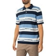 thumbnail image 2 of Far Afield Kier Pixel Stripe Polo Shirt, Blue, 2 of 5