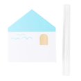 thumbnail image 1 of Wooden Pastoral Test Tube Glass Flower Inserter Small Desktop Decoration (TT-05 Sea Gull), 1 of 3
