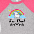 thumbnail image 4 of Inktastic 1st Birthday Unicorn Rainbow 1 Year Old Party Girls Baby Bodysuit, 4 of 5