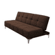 thumbnail image 1 of Sofa Cama Reclinable El Bazar Store New York Chocolate Futon 3 posiciones Sala Love Seat, 1 of 7