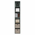 thumbnail image 5 of Furinno LUDER 6-Tier Tall Open Shelving Bookshelf 9.3 x 12 x 71 Sage Green, 5 of 5