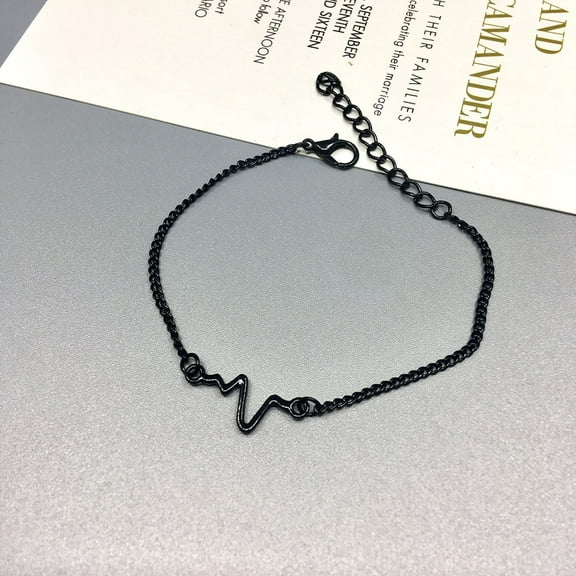 Latrodar Nurse Heart Beat Alert Bracelets For Women Men Inspired Jewelry 2019 Black up to 50% Off