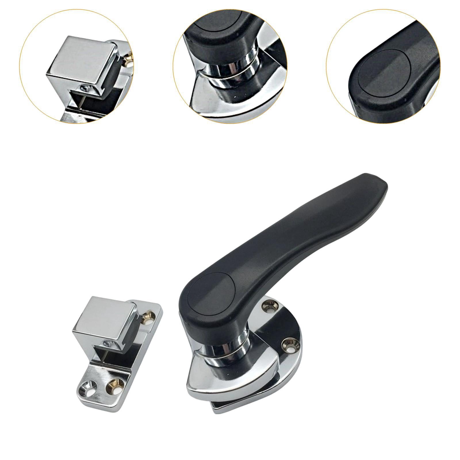 CarpNettore Cabinet Door Handle Lock for Steamer Units with Hinges for Freezing Applications Zinc Alloy For Right