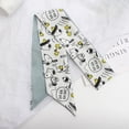 thumbnail image 1 of Fashion Hair Ribbon Summer Print Floral Slik Scarf Long Bow Bandana Korean Ponytail Holder Women Girls Head Hair Accessories, 1 of 3
