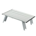 thumbnail image 3 of Table Pliante Extérieure, Petite Table Pliante Portable en Alliage d'Aluminium pour Camping Pique-Nique Argent, Noir Rouge, 3 of 8