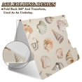 thumbnail image 2 of FORMRS A4 Clipboard Folder with Pen Holder Horizontal Foldable School Office Binder, Green Watercolor Seashells, 2 of 9