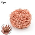 thumbnail image 1 of 10Pcs Copper Metal Wire Sponge Ball Iron Tip Nozzle Cleaner Slag Remover Tool, 1 of 8