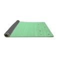 thumbnail image 2 of Ahgly Company Indoor Rectangle Solid Turquoise Blue Modern Area Rugs, 5' x 8', 2 of 4