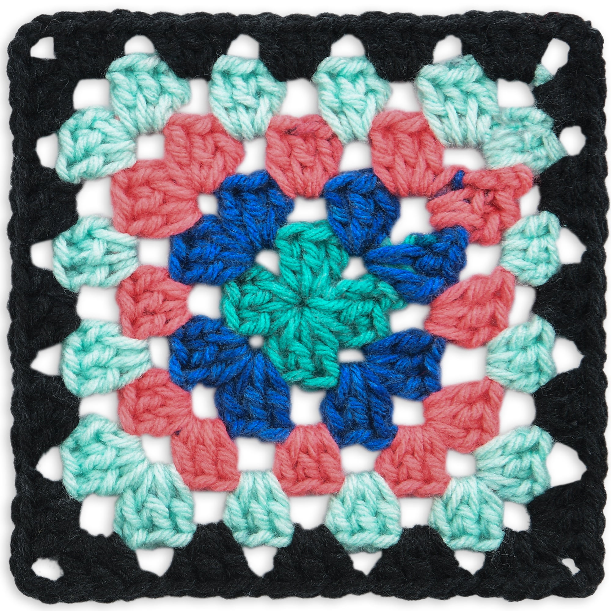 Red Heart® Granny Square™ #4 Med Acrylic Yarn, Blk-pop culture 250g 417yd (3Pk)
