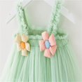 thumbnail image 5 of uublik Dress for Girls Size 6M-5T Summer Birthday Party Dress Ruffle Tiered Tulle Princess Prom Dres Mint Green, 5 of 5