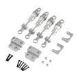 thumbnail image 2 of Juego de amortiguadores para coche RC 1/12, kits mejorados, accesorios, fácil de instalar, mantenimiento, soporte de amortiguador para MN82, 82S, Plata, 2 of 8