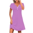 thumbnail image 1 of HomeGardon Liquidation de Robes d'Été! Robes pour Femmes 2025, Robe d'Été Décontractée Ample Imprimée pour Femme Sans Manches à Col en V Ensemble Haut/chemise, P-TTTG, 1 of 7