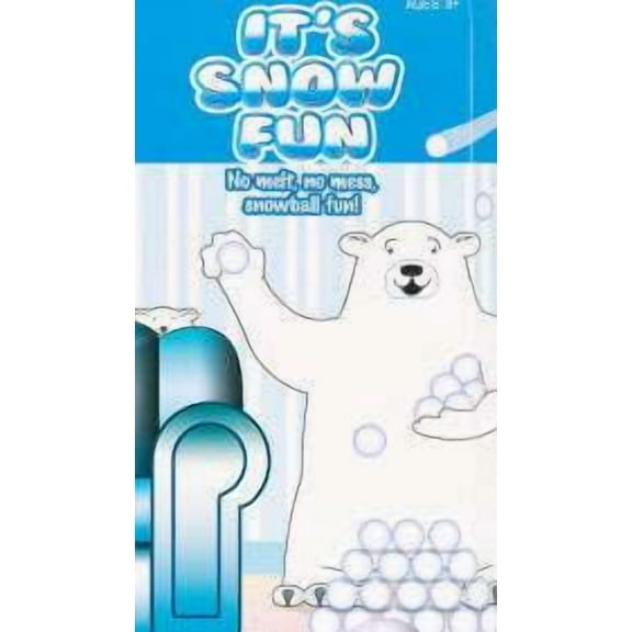 It's Snow Fun Indoor Snowballs 6-Pack (Snowball Fight In A Box!)