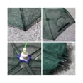 thumbnail image 4 of Foldable Crab Net Trap Cast Dip Cage Fishing Net for Fish Minnow Crawfish Shrimp Umbrella Design (Twelve Entrance), 4 of 5