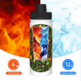 thumbnail image 5 of Yiaed Happy Halloween Floral Print Sports Insulated Kettle Bottle Reusable Stainless Steel Insulated Cup, Outdoor Portable Casual Stainless Steel Insulation Cup, 5 of 7