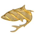 thumbnail image 4 of Shisuyan Car Logo Badge Stickers Metal Golden 1 Set, 4 of 5