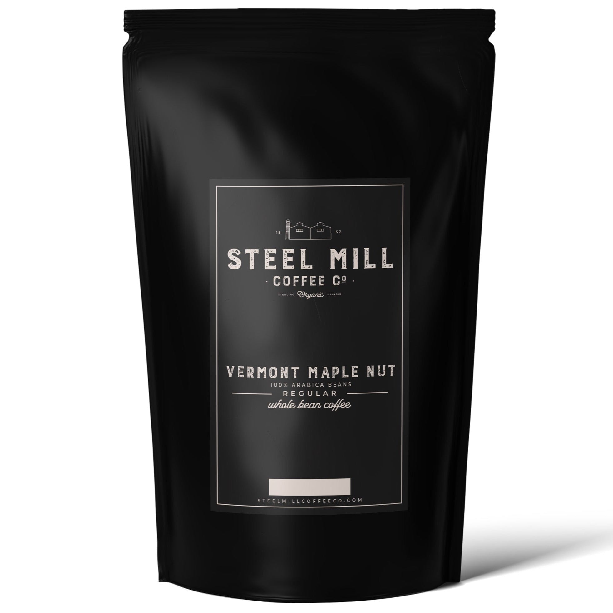 Steel Mill Coffee Co. Vermont Maple Nut Crunch Flavored Coffee 12