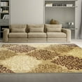 thumbnail image 2 of Danvers Contemporary Floral Damask Indoor Area Rug by Blue Nile Nills - 5' x 8', Beige, 2 of 4
