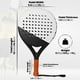 thumbnail image 4 of Raqueta de pádel LAPAT POP Tennis Surface Carbon Surface EVA Foam Blanca, 4 of 7