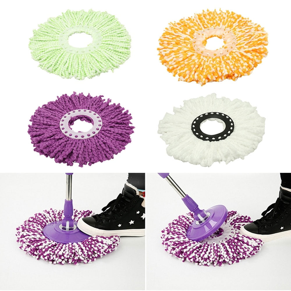 Replacement 360°Rotating Head Magic Microfiber Spinning Home Floor Mop Head NEW 