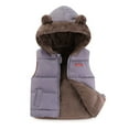 Boys Fall Outfits Toddler Boy Vest Toddler Boys Girls Hooded Puffer