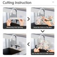 thumbnail image 5 of Yayeee Faucet Mat for Kitchen Sink 14.7" Diatomite Long Splash Guard Pad, Beautiful Floral, 5 of 7