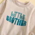 thumbnail image 5 of Okbabeha Toddler Baby Boy Crewneck Sweatshirt Long Sleeve Bubble Romper Sibling Matching Outfits Fall Winter Cute Clothes, 5 of 7