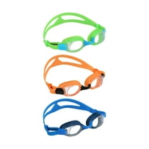 U.S. Divers Triplet Jr Swimming Goggles for Kids - UV and Anti-Fog Protection (Multi-Color) 3 Pack