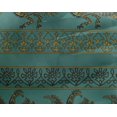 thumbnail image 4 of oneOone Georgette Viscose Fabric Floral & Peacock Block Printed Craft Fabric BTY 42 Inch Wide, 4 of 4